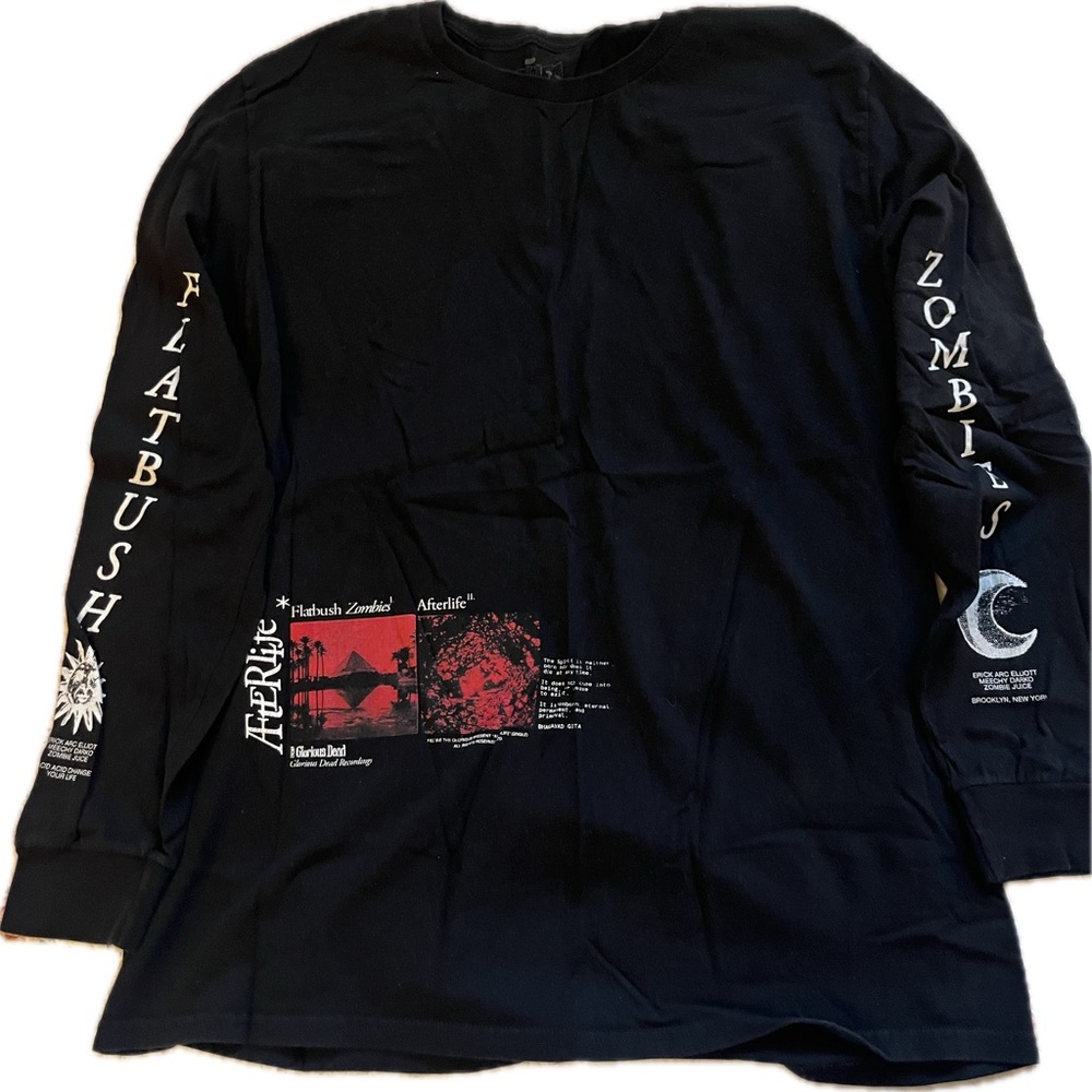 Flatbush Zombies “Afterlife” long sleeve front and back print